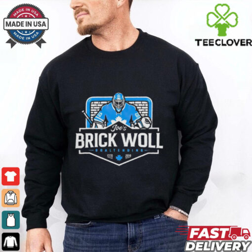 Joe’s Brick Woll Goaltending New hockey shirt