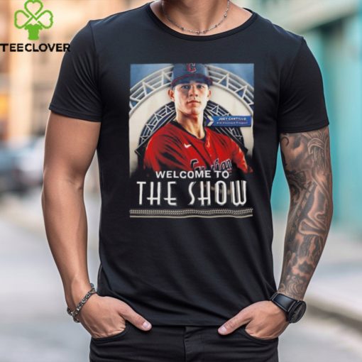Joey Cantillo Cleveland Guardians Welcome To The Show Shirt