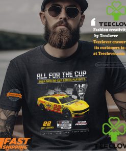 Joey Logano Checkered Flag Sports 2024 Nascar Cup Series Playoffs Shell Pennzoil T shirt