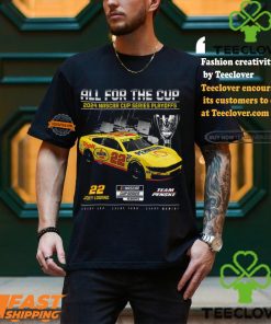 Joey Logano Checkered Flag Sports 2024 Nascar Cup Series Playoffs Shell Pennzoil T shirt