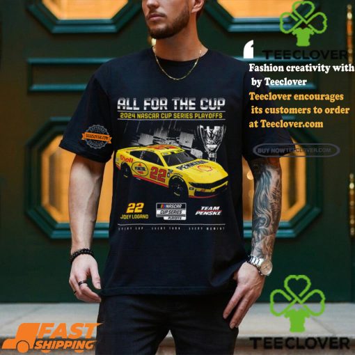 Joey Logano Checkered Flag Sports 2024 Nascar Cup Series Playoffs Shell Pennzoil T shirt