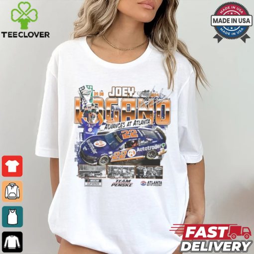 Joey Logano Checkered Flag Sports 2024 Quaker State 400 Race Winner Retro T Shirt