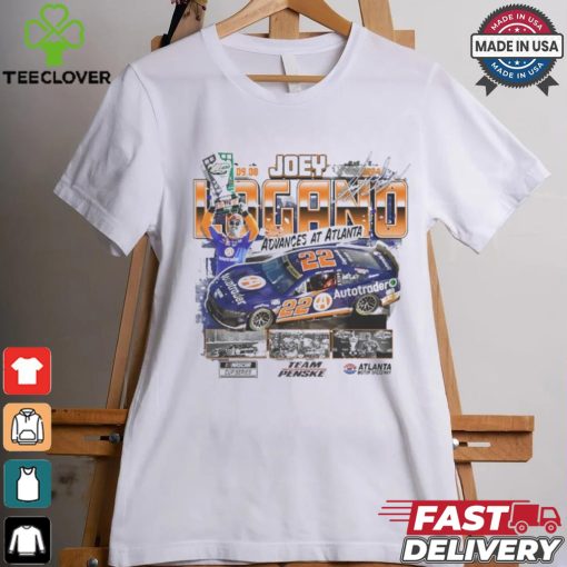 Joey Logano Checkered Flag Sports 2024 Quaker State 400 Race Winner Retro T Shirt