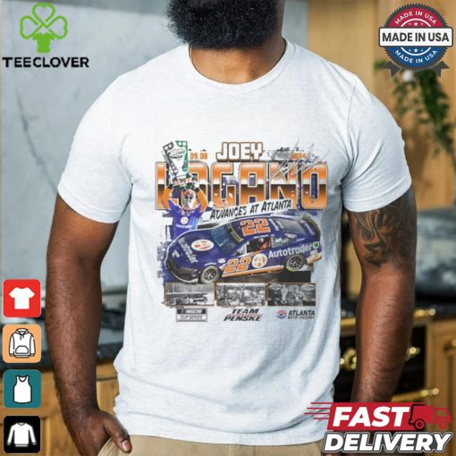 Joey Logano Checkered Flag Sports 2024 Quaker State 400 Race Winner Retro T Shirt