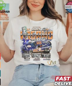 Joey Logano Checkered Flag Sports 2024 Quaker State 400 Race Winner Retro T Shirt