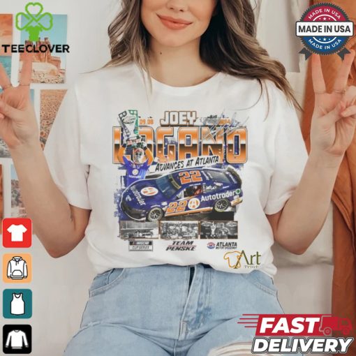 Joey Logano Checkered Flag Sports 2024 Quaker State 400 Race Winner Retro T Shirt
