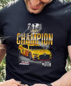 Joey Logano Team Penske 2022 NASCAR Cup Series Champion T Shirt