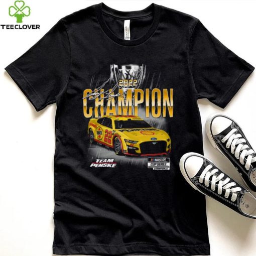 Joey Logano Team Penske 2022 NASCAR Cup Series Champion T Shirt
