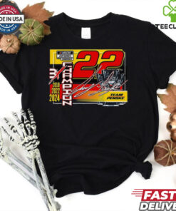 Joey Logano Team Penske 2024 NASCAR Cup Series Champion Lifestyle T Shirt