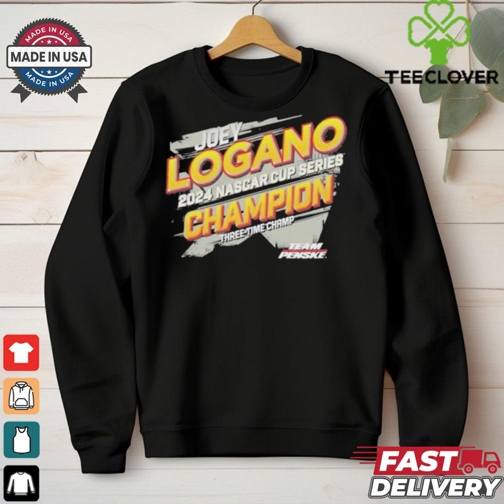 Joey Logano Team Penske 2024 NASCAR Cup Series Champion Vintage T Shirts Joey Logano Team Penske 2024 NASCAR Cup Series Champion Vintage T Shirts