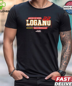 Joey Logano Team Penske 2025 NASCAR Cup Series Schedule 36 Races 28 Tracks 1 Champion t shirt