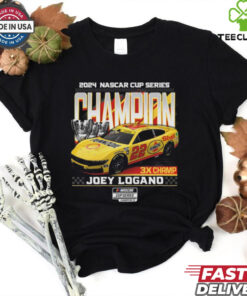 Joey Logano Team Penske Three Time NASCAR Cup Series Champion Car T Shirt
