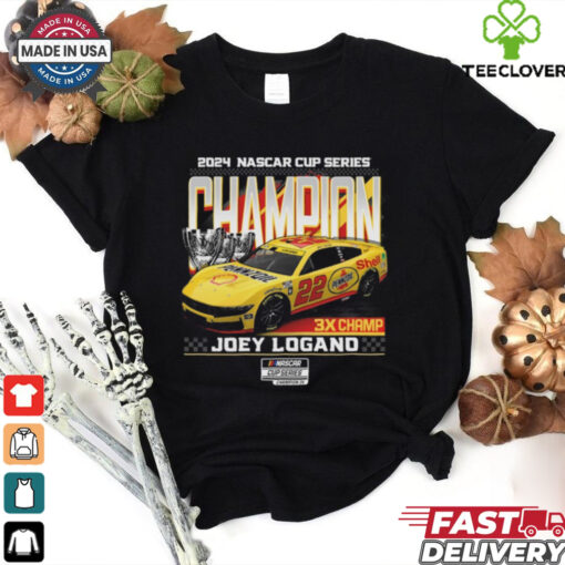 Joey Logano Team Penske Three Time NASCAR Cup Series Champion Car T Shirt