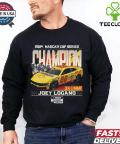Joey Logano Team Penske Three Time NASCAR Cup Series Champion Car T Shirt