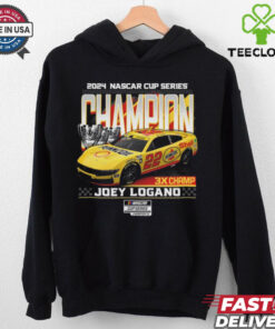 Joey Logano Team Penske Three Time NASCAR Cup Series Champion Car T Shirt