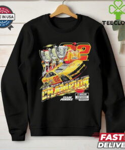 Joey Logano Team Penske Three Time NASCAR Cup Series Champion Car T Shirts 3 Joey Logano Team Penske Three Time NASCAR Cup Series Champion Car T Shirts