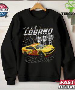 Joey Logano Team Penske Three Time NASCAR Cup Series Champion Trophy T Shirt