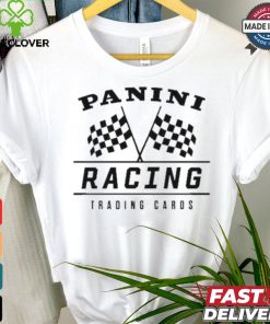 Joey Logano Wearing Panini Racing Trading Cards Shirt