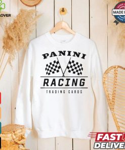 Joey Logano Wearing Panini Racing Trading Cards Shirt