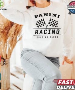 Joey Logano Wearing Panini Racing Trading Cards Shirt