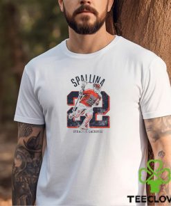 Joey Spallina 22 Syracuse Lacrosse cartoon shirt