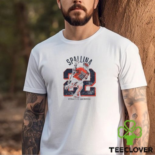 Joey Spallina 22 Syracuse Lacrosse cartoon shirt