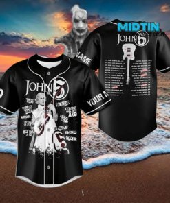 John 5 American Guitarist Custom Name Baseball Jersey