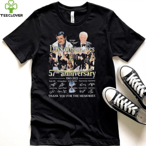 John Aniston Days Of Our Lives 57th Anniversary 1965 2022 Thank You For The Memories Signatures Shirt