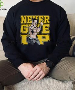 John Cena Merch Never Give Up Shirt