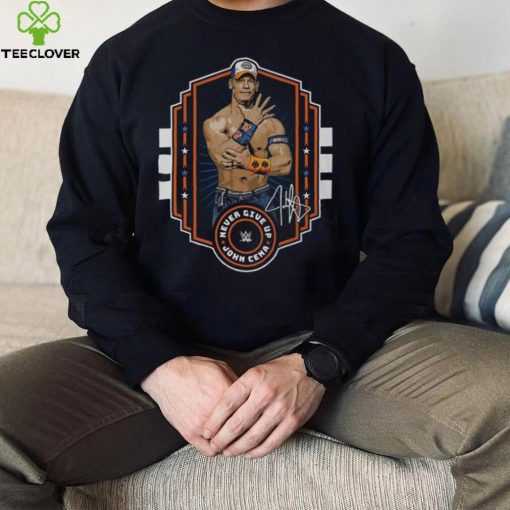 John Cena Never Give Up Emblem T Shirt