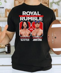 John Cena Vs A.J. Styles Royal Rumble 2017 Superstars WWE Shirt 1 John Cena Vs A.J. Styles Royal Rumble 2017 Superstars WWE Shirt