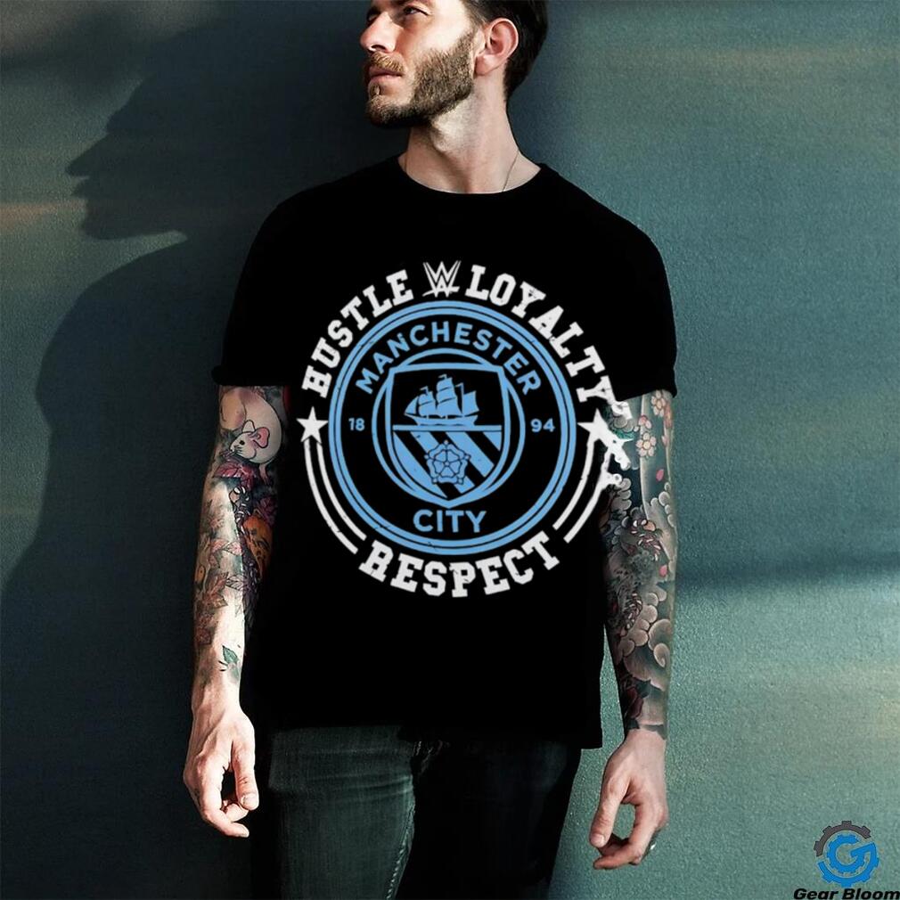 John Cena WWE x Manchester City hustle loyalty respect shirt John Cena WWE x Manchester City hustle loyalty respect shirt