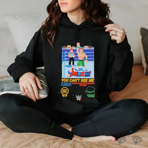 John Cena You Cant See Me 8 Bit Pixel Shirt