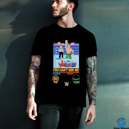 John Cena You Cant See Me 8 Bit Pixel Shirt