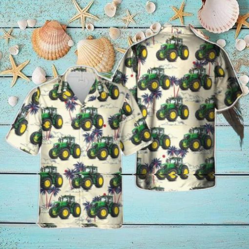 John Deere 6175R 4WD Tractor Hawaiian Shirt Beach Shirt For Men Women