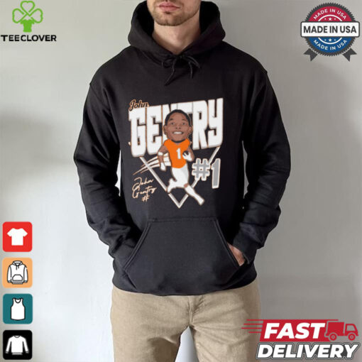 John Gentry 1 NCAA Sam Houston Bearkats football Caricature Signature t hoodie, sweater, longsleeve, shirt v-neck, t-shirt