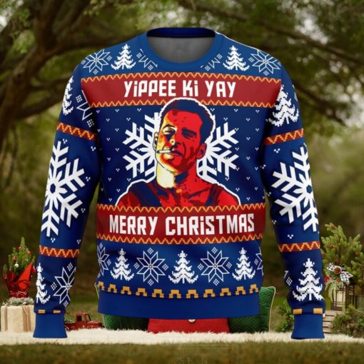 John McClane Die Hard Knitted 3D Sweater For Christmas