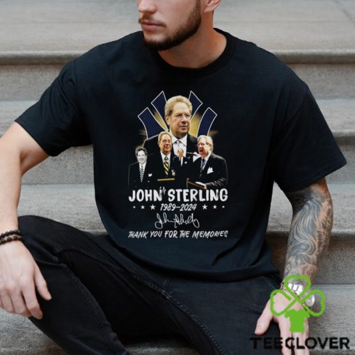 John Sterling 1989 2024 Thank You For The Memories T Shirt