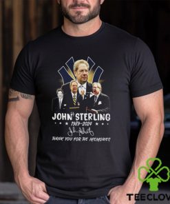 John Sterling 1989 2024 Thank You For The Memories T Shirt