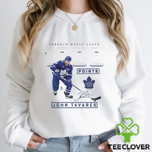 John Tavares Toronto Maple Leafs 1,000 Career Points T Shirt