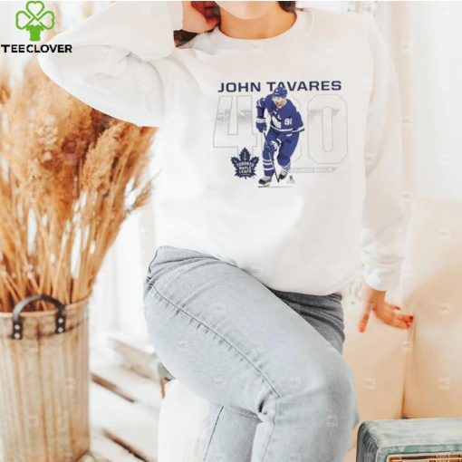 John Tavares Toronto Maple Leafs 400 Career Goals Shirt