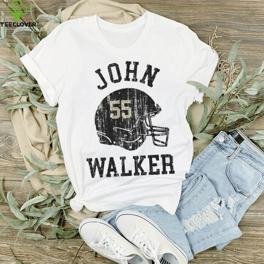 John Walker College Helmet Font Shirt John Walker College Helmet Font Shirt