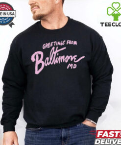 John Waters Greetings From Baltimore t shirt 1 John Waters Greetings From Baltimore t shirt