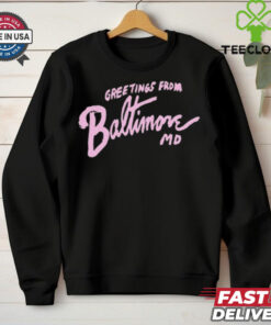 John Waters Greetings From Baltimore t shirt 2 John Waters Greetings From Baltimore t shirt