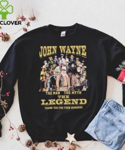 John Wayne The Man The Myth The Legend Thank You For The Memories Signatures Shirt