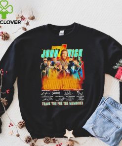 John Wick chapter 4 thank you for the memories signatures hoodie, sweater, longsleeve, shirt v-neck, t-shirt