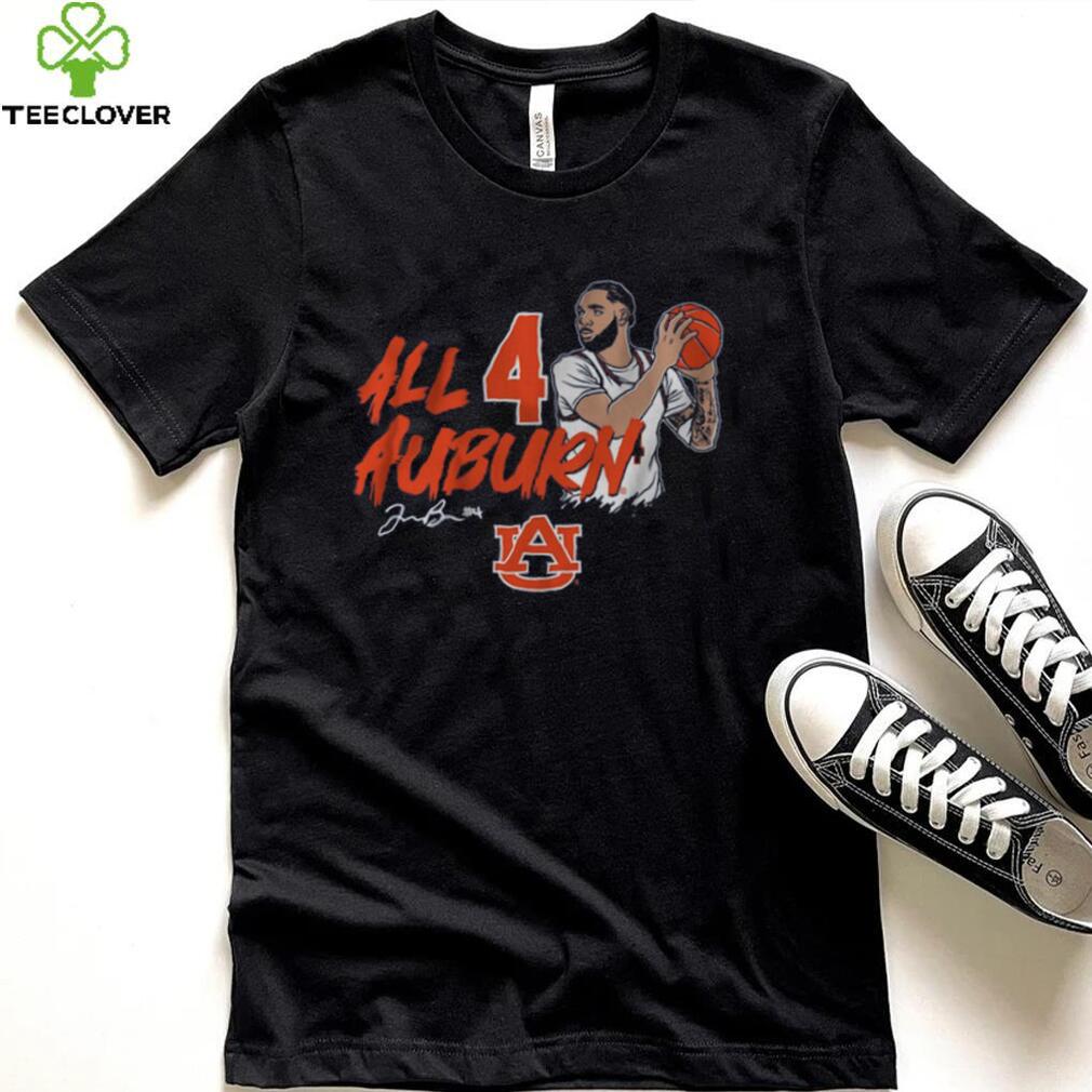 Johni Broome All 4 Auburn NIL Shirt Johni Broome All 4 Auburn NIL Shirt