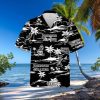 Johnnie Walker Hawaiian Button Up Shirt Island Palm Leaves