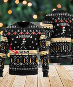 Johnnie Walker Ugly Christmas Sweater, Mens Drinking Shirt