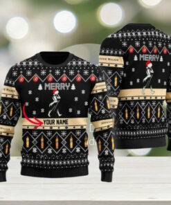 Johnnie Walker Ugly Christmas Sweater, Mens Drinking Shirt
